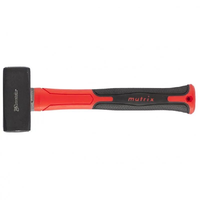 Кувалда 2 кг кованая, фиберглассовая рукоятка 10956