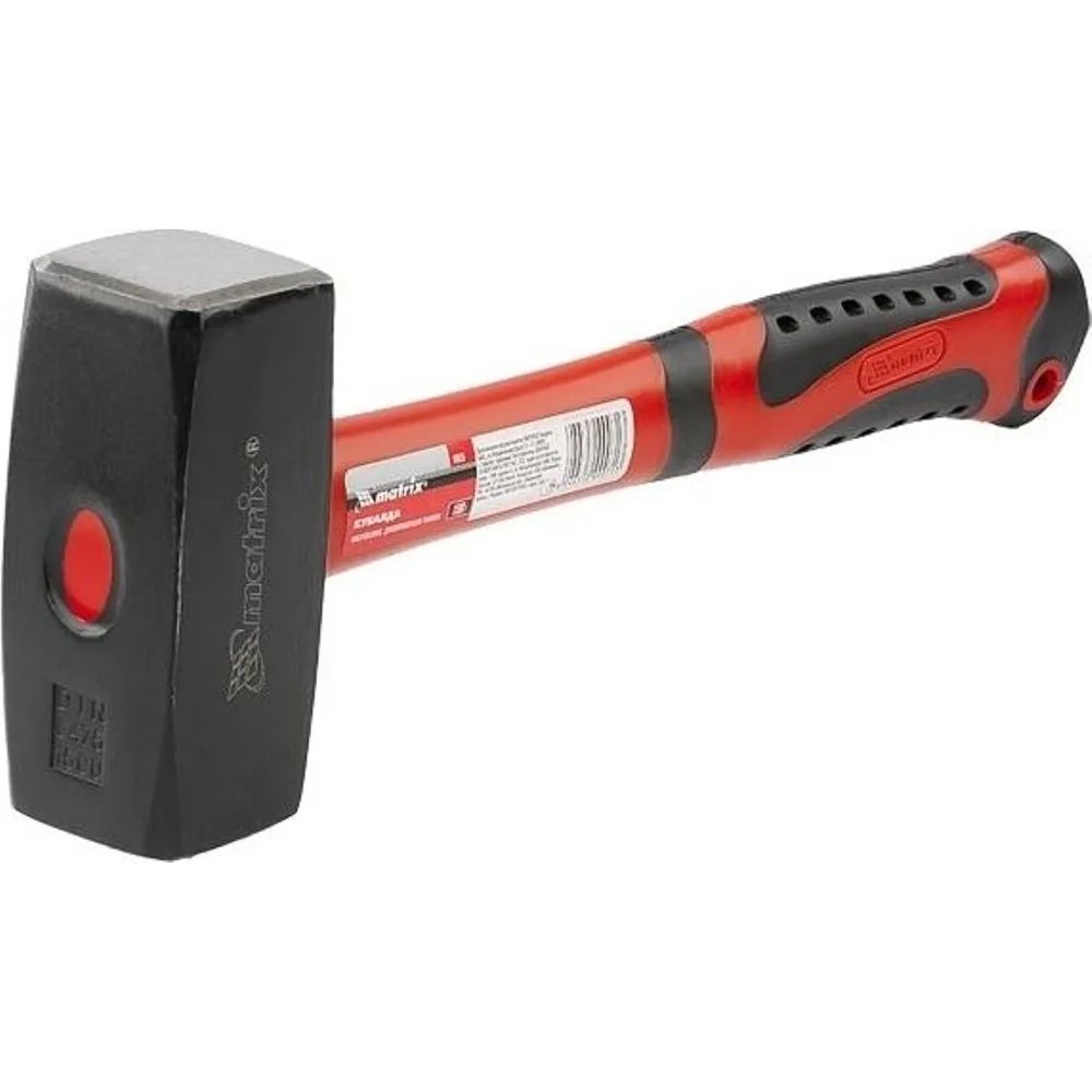 Кувалда 2 кг кованая, фиберглассовая рукоятка 10956 — изображение 3