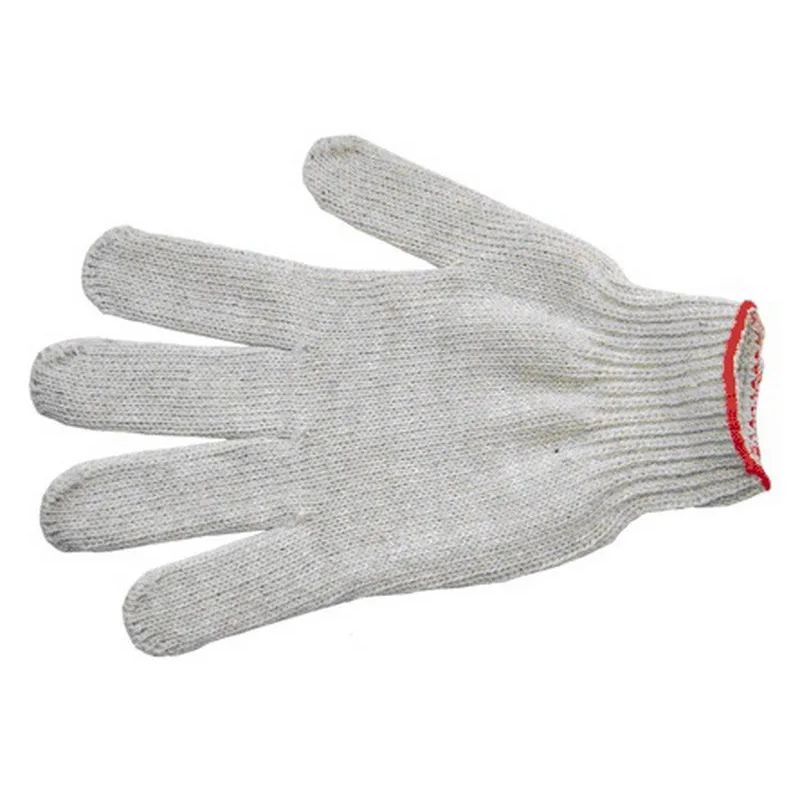Перчатки х/б без ПВХ белые, 10 кл 4 нити