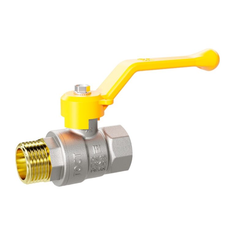 Кран шаровый PN40, 1/2" В/Н, газовый, длинная ручка — изображение 2