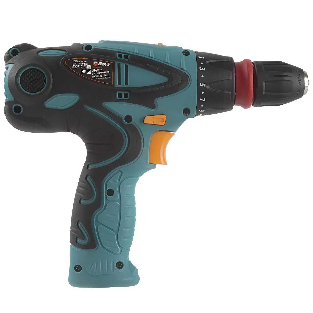 Дрель-шуруповерт электрический BORT BSM-450X2 — изображение 6