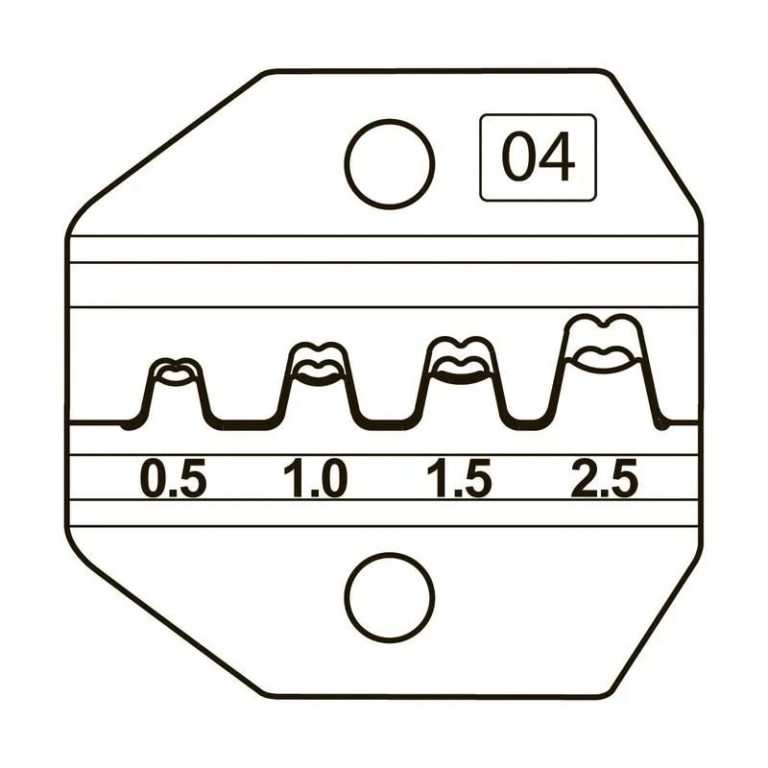 Кримпер для обжима автоклемм сечением 0.25-2.5 мм² CTK-04 (КВТ) — изображение 3
