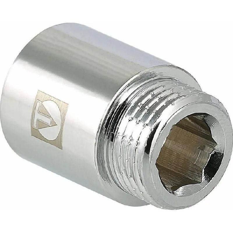 Фитинг резьбовой – удлинитель хромированный 1" х 100 мм VTr.198.C.06100