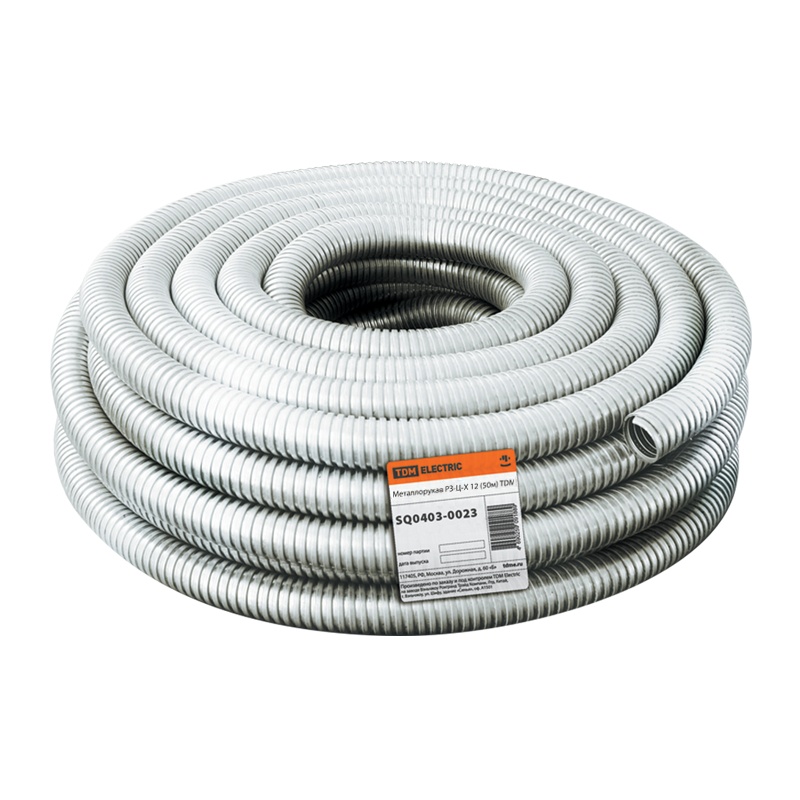 Металлорукав Р3-Ц-Х d=12 мм (бухта-50 п.м) — изображение 2