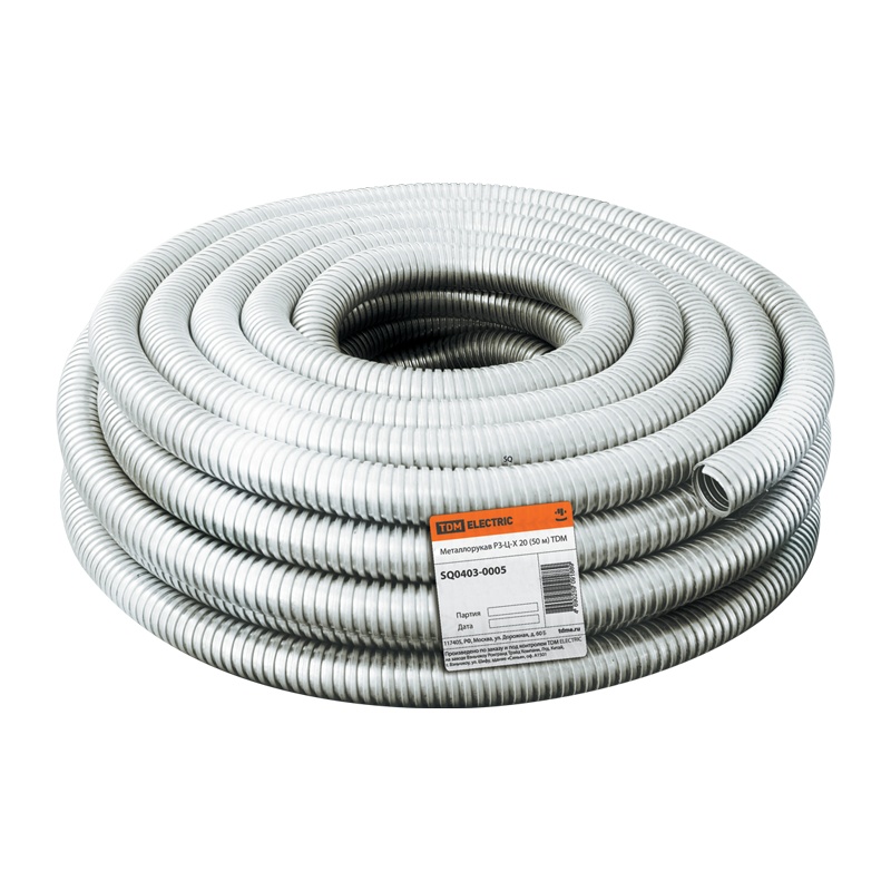 Металлорукав Р3-Ц-Х d=20 мм (бухта-50 п.м) — изображение 2