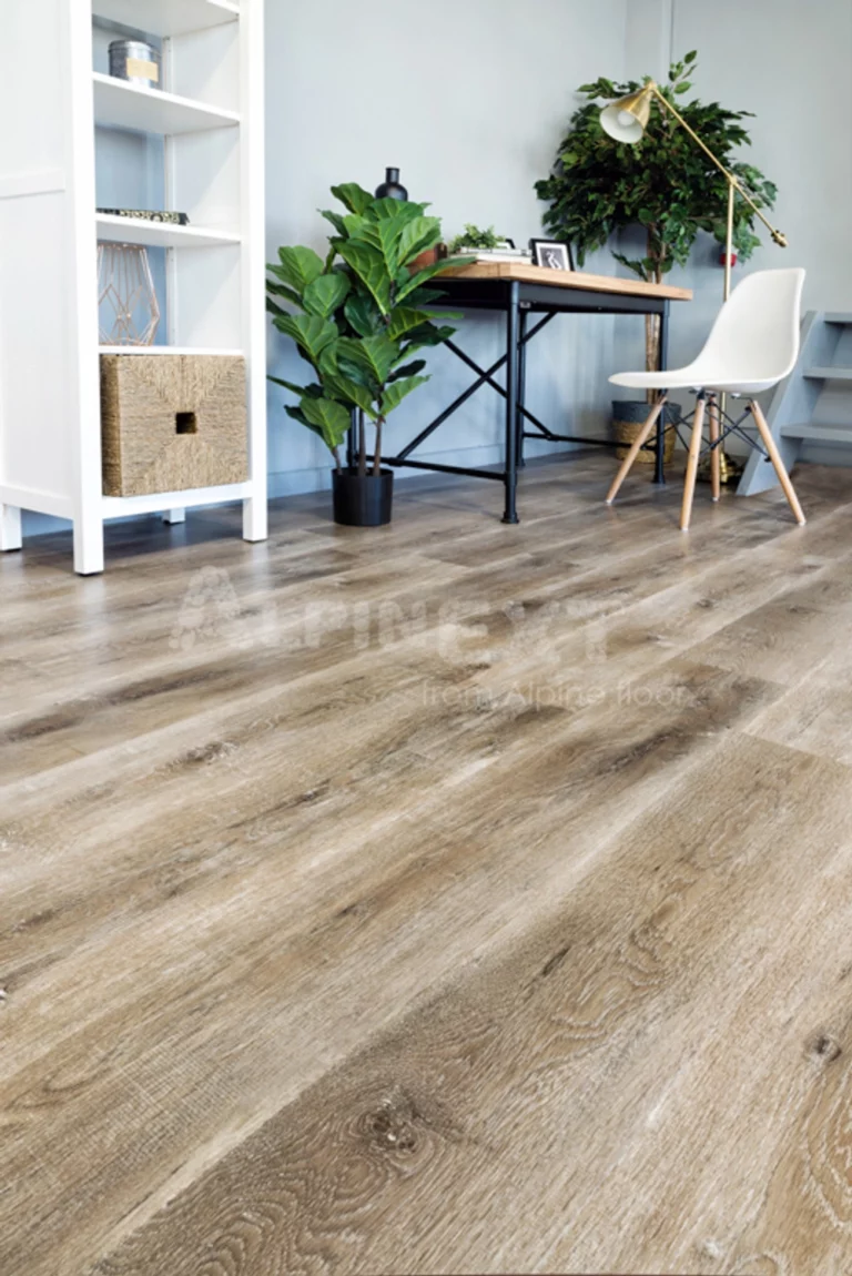 Виниловый ламинат Alphin Floor Ultra клеевой Дуб Медовый 2 мм (упак = 4,49 м2) — изображение 2