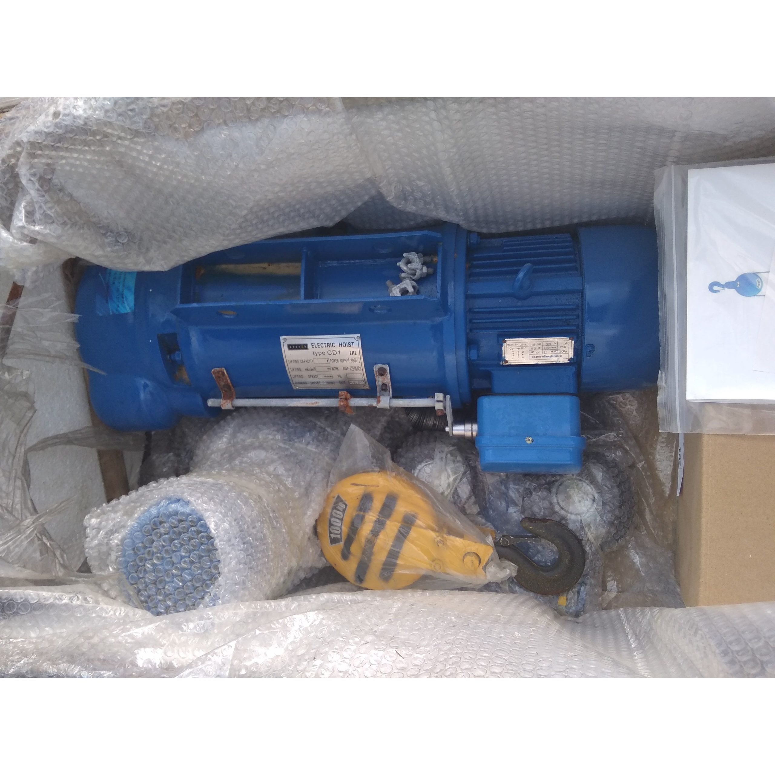 Таль электрическая передвижная Zitrek CD-100 1т 6м — изображение 2