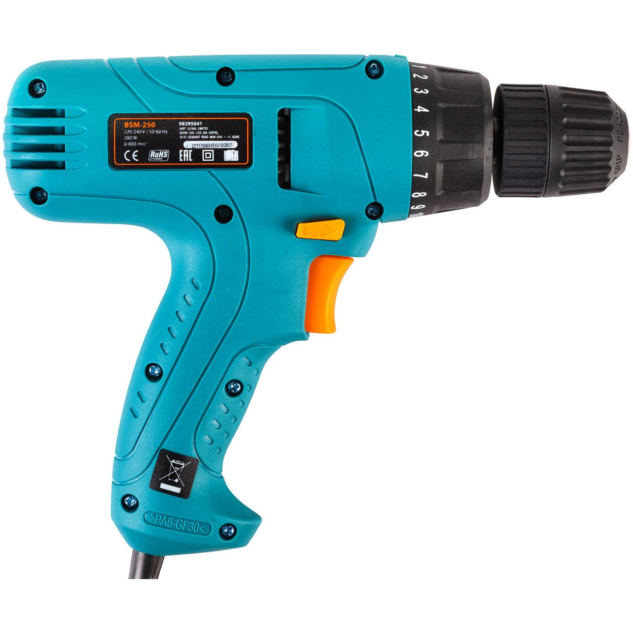 Дрель-шуруповерт электрический BORT BSM-250 — изображение 2