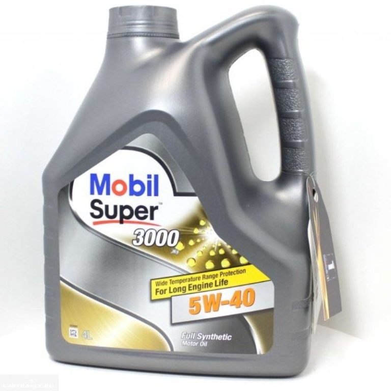 Mobil Super 3000х1 5w40 4л масло моторное(бенз)