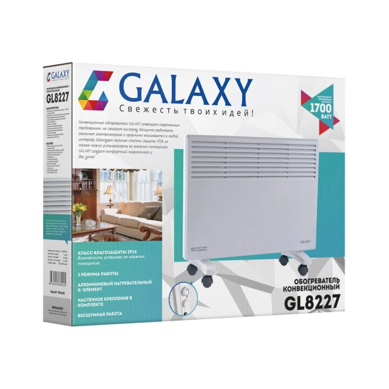 Конвектор электрический GALAXY GL8227 (1,7 кВт,мех.терм.) — изображение 4