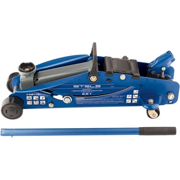 Домкрат подкатный 2,5т STELS (H=140–385)