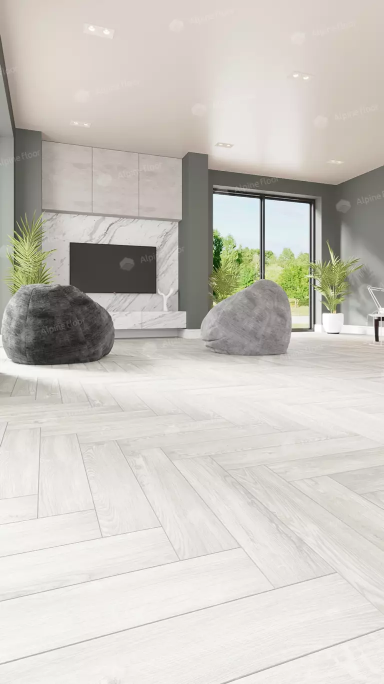 Виниловый ламинат Alphin Floor Parquet Дуб Арктик 2,5 мм (упак = 2,2278 м2) — изображение 2
