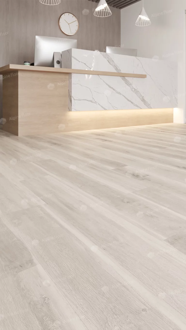 Виниловый ламинат Alphin Floor Ultra клеевой Дуб Полярный 2 мм (упак = 4,49 м2) — изображение 2