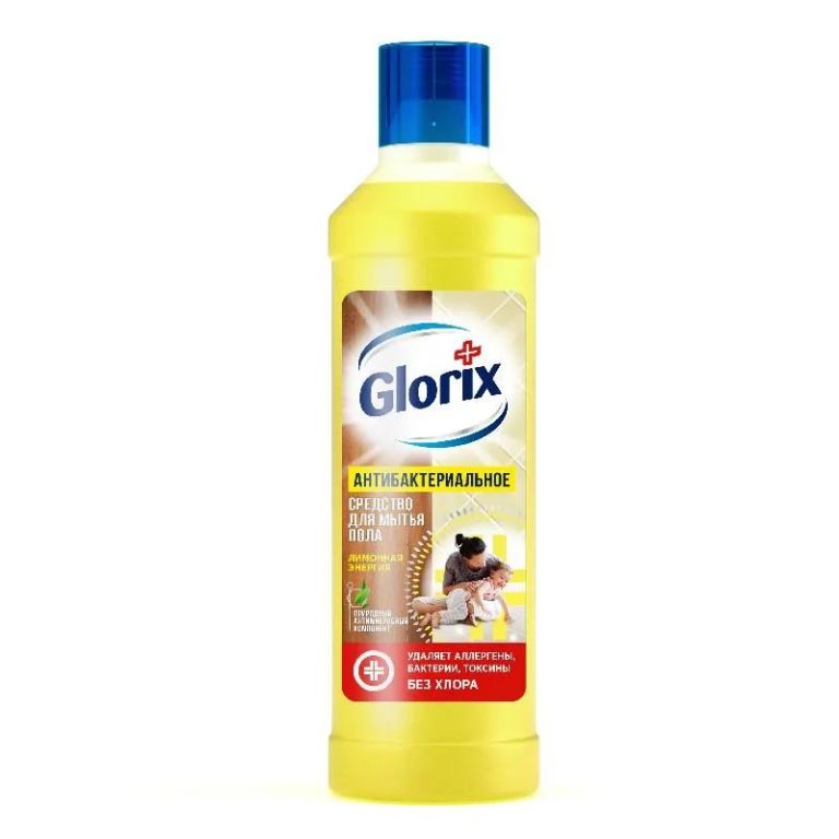 Glorix Средство для мытья пола Лимонная энергия 1 л