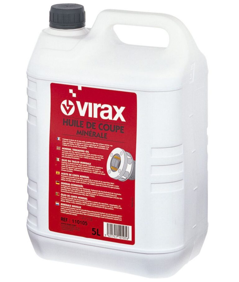 Масло минеральное Virax для нарезки резьбы, 5л