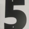 Цифра дверная Пермь "5" черная 60 мм