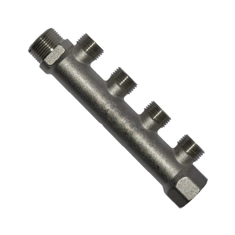 Коллектор резьбовой 3/4" x 4 отвода x 1/2" НР — изображение 2