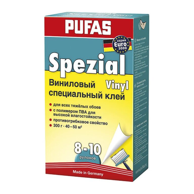 Клей для обоев виниловый Pufas Euro 3000 Spezial Kleber (0,3 кг) — изображение 2