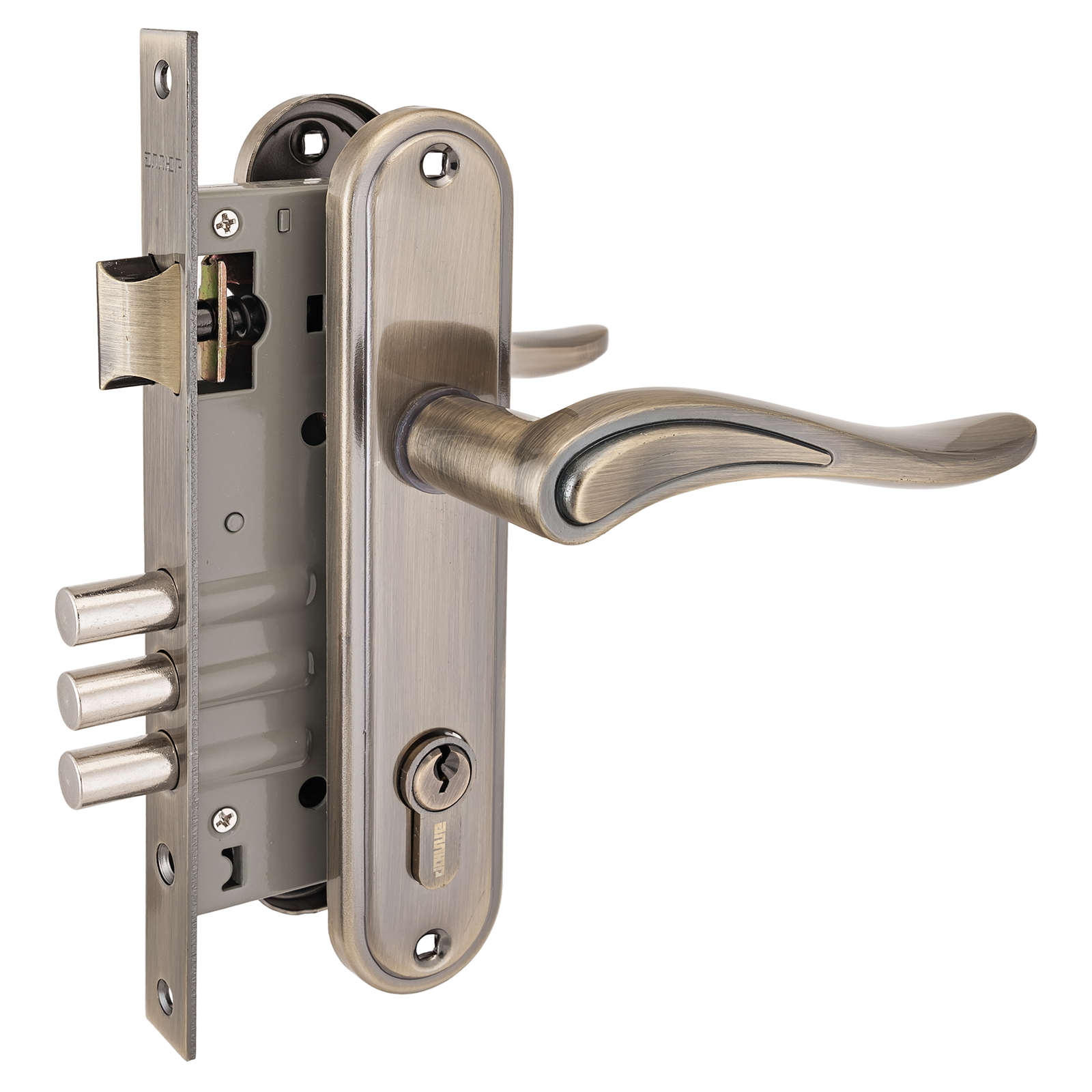 АЛЛЮР 102/3 AB ст.бронза Замок врезной с/руч (12)