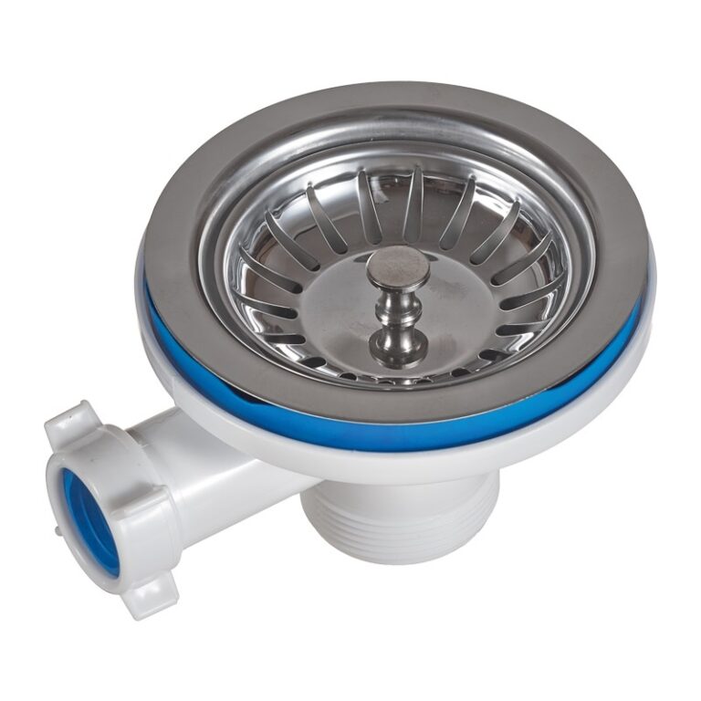 Выпуск Orio А-4007-02, 3 1/2" с нержавеющей решеткой d=114мм — изображение 2