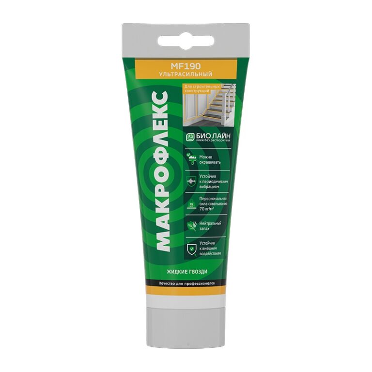 Клей ультрасильный Makroflex Bio Line MF190, 0,25 кг — изображение 2