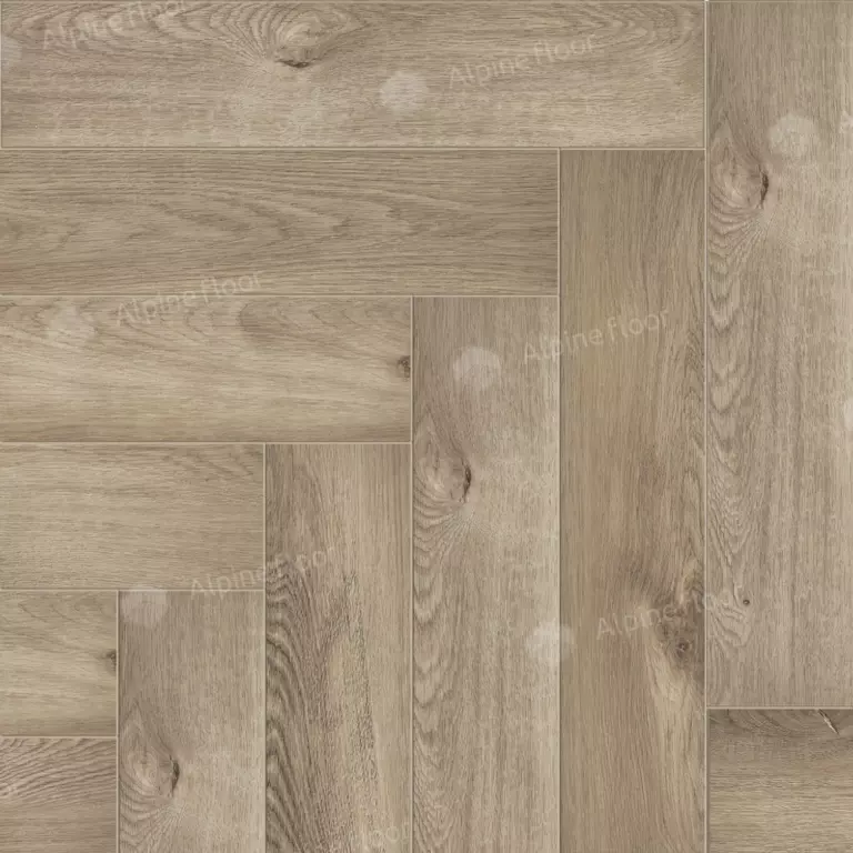 Виниловый ламинат Alphin Floor Parquet Дуб Натуральный Отбеленный 2,5 мм (упак = 2,2278 м2)