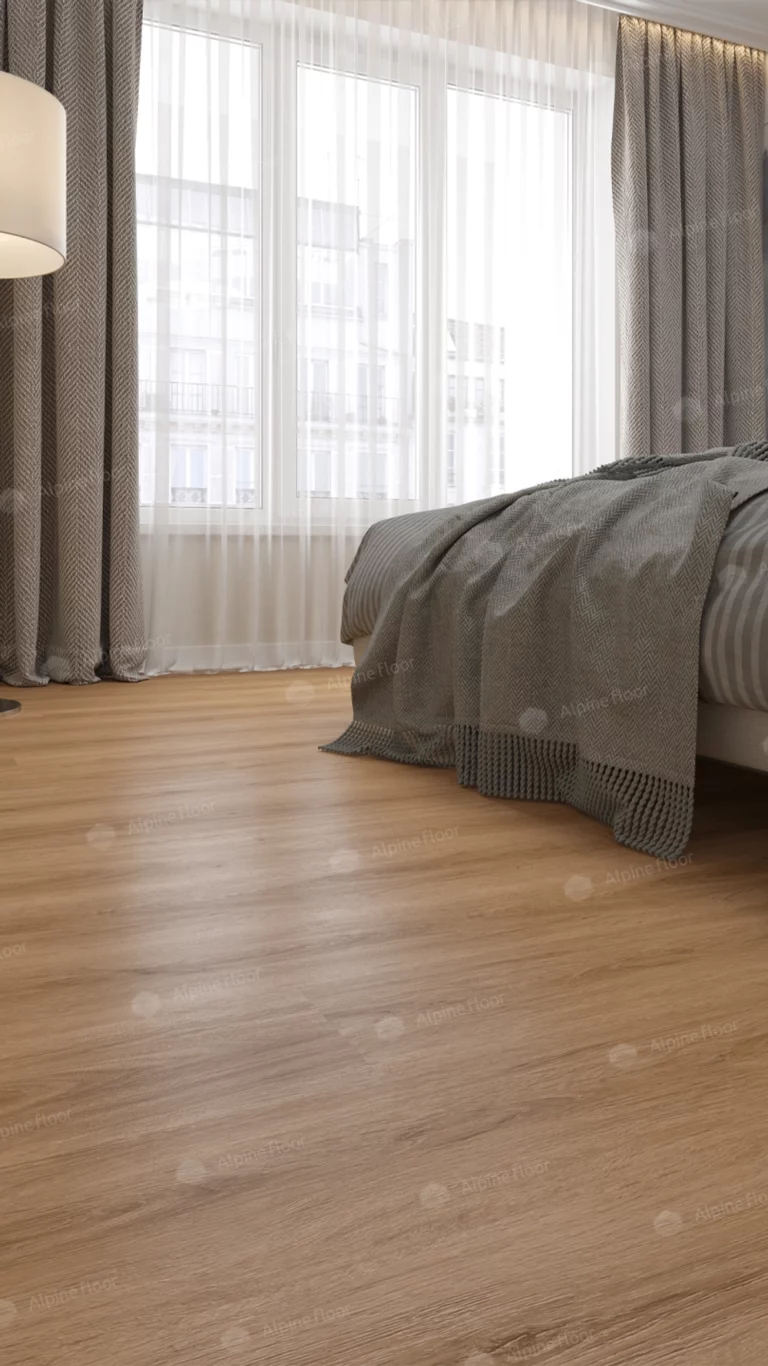 Виниловый ламинат Alphin Floor Ultra клеевой Дуб Рыжий 2 мм (упак = 4,49 м2) — изображение 2