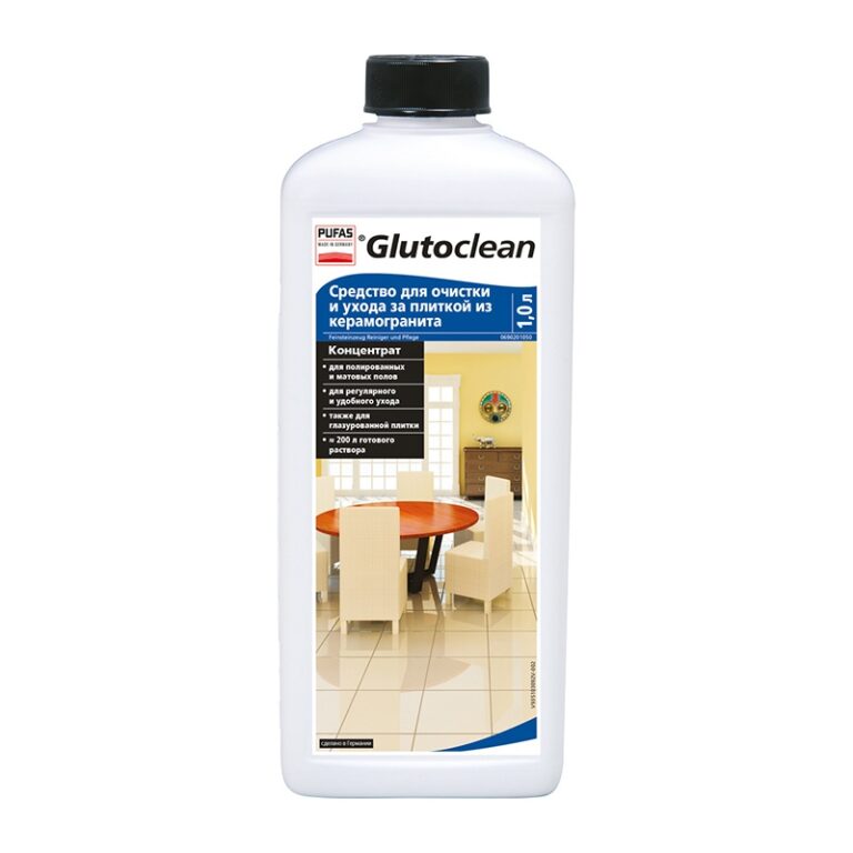 Средство для очистки и ухода за плиткой из керамогранита Pufas Glutoclean №351 (1 л) — изображение 2