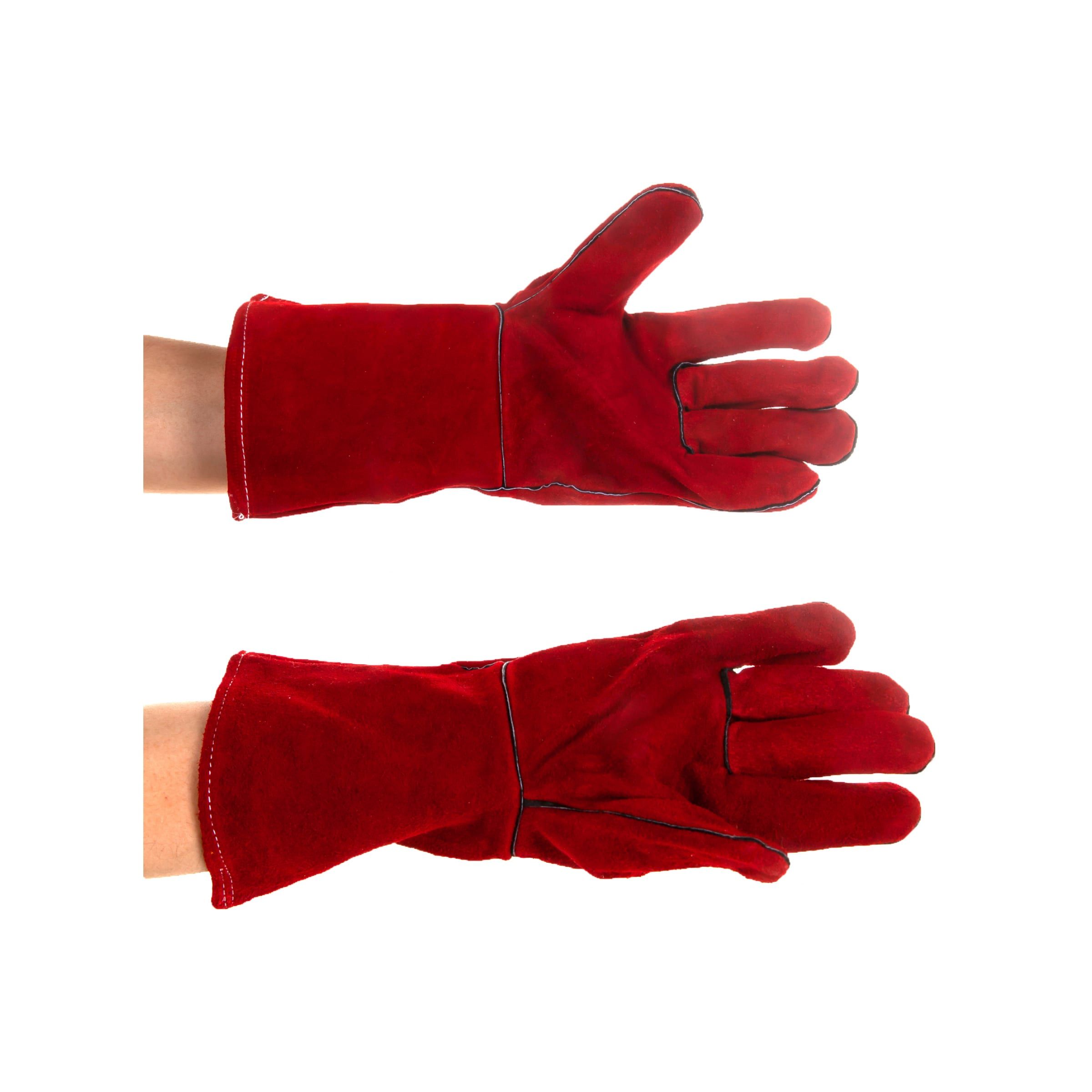 Краги спилковые "Трек" (Пятипалые) — изображение 4