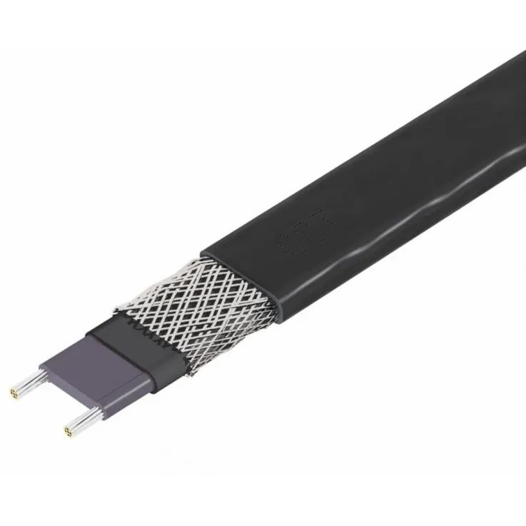 Нагревательный саморегулируемый кабель EXTHERM 24Вт/м с экраном 220В сертификат SLL24-2CR