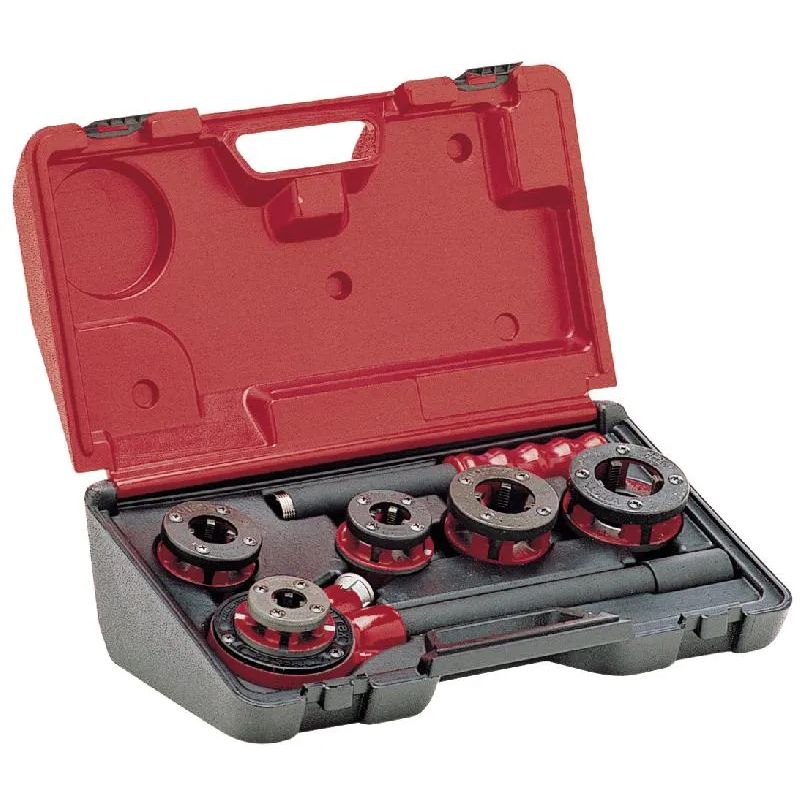 Ручной клупп д/нарезки резьбы 1/2"-1.1/4"BSPT (пласт.футляр) (Virax, 136311)