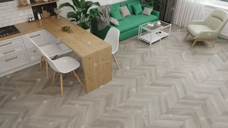 Виниловый ламинат Alphin Floor Chevron Alpine Дуб Фантазия 5 мм (упак = 1,6764 м2) — изображение 2