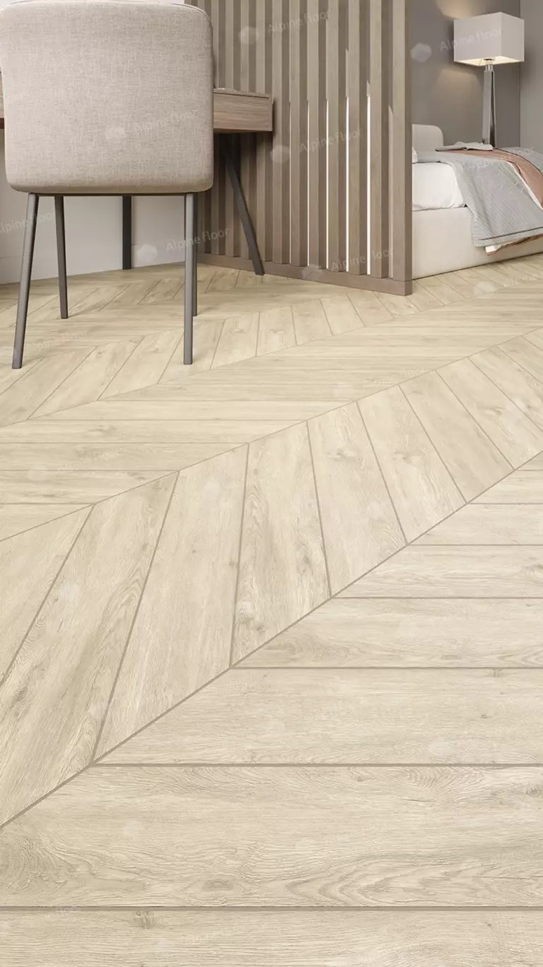Виниловый ламинат Alphin Floor Chevron Alpine Сонома 5 мм (упак = 1,6764 м2) — изображение 3