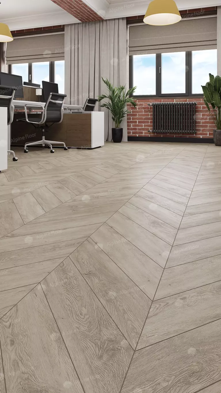Виниловый ламинат Alphin Floor Chevron Alpine Карите 5 мм (упак = 1,6764 м2) — изображение 3