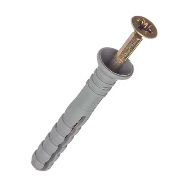 Дюбель-гвоздь потайной бортик 8х60 (100шт.)