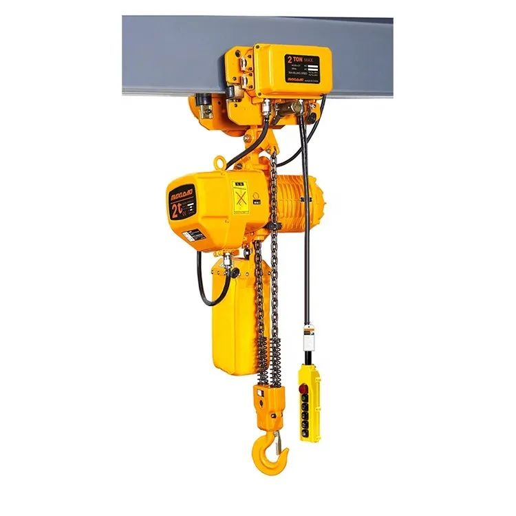 Таль электрическая цепная передвижная 2т 6м