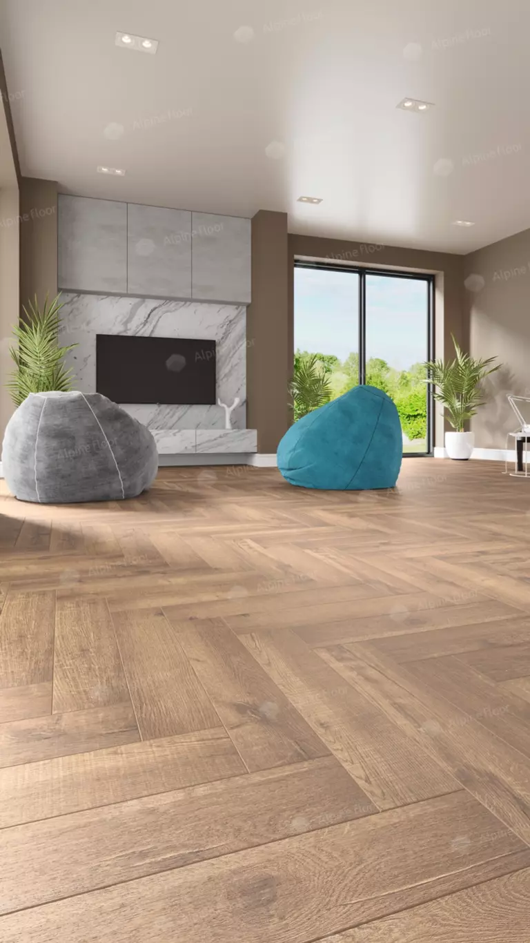 Виниловый ламинат Alphin Floor Parquet Premium Дуб Royal 8 мм (упак = 0,75 м2) — изображение 3