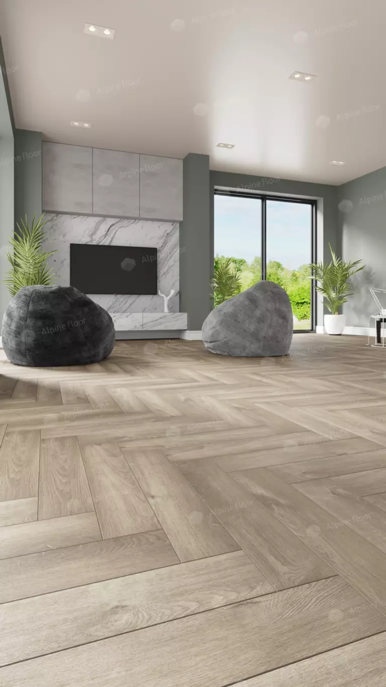 Виниловый ламинат Alphin Floor Parquet Premium Дуб Натуральный Отбеленный 8 мм (упак = 0,75 м2) — изображение 3