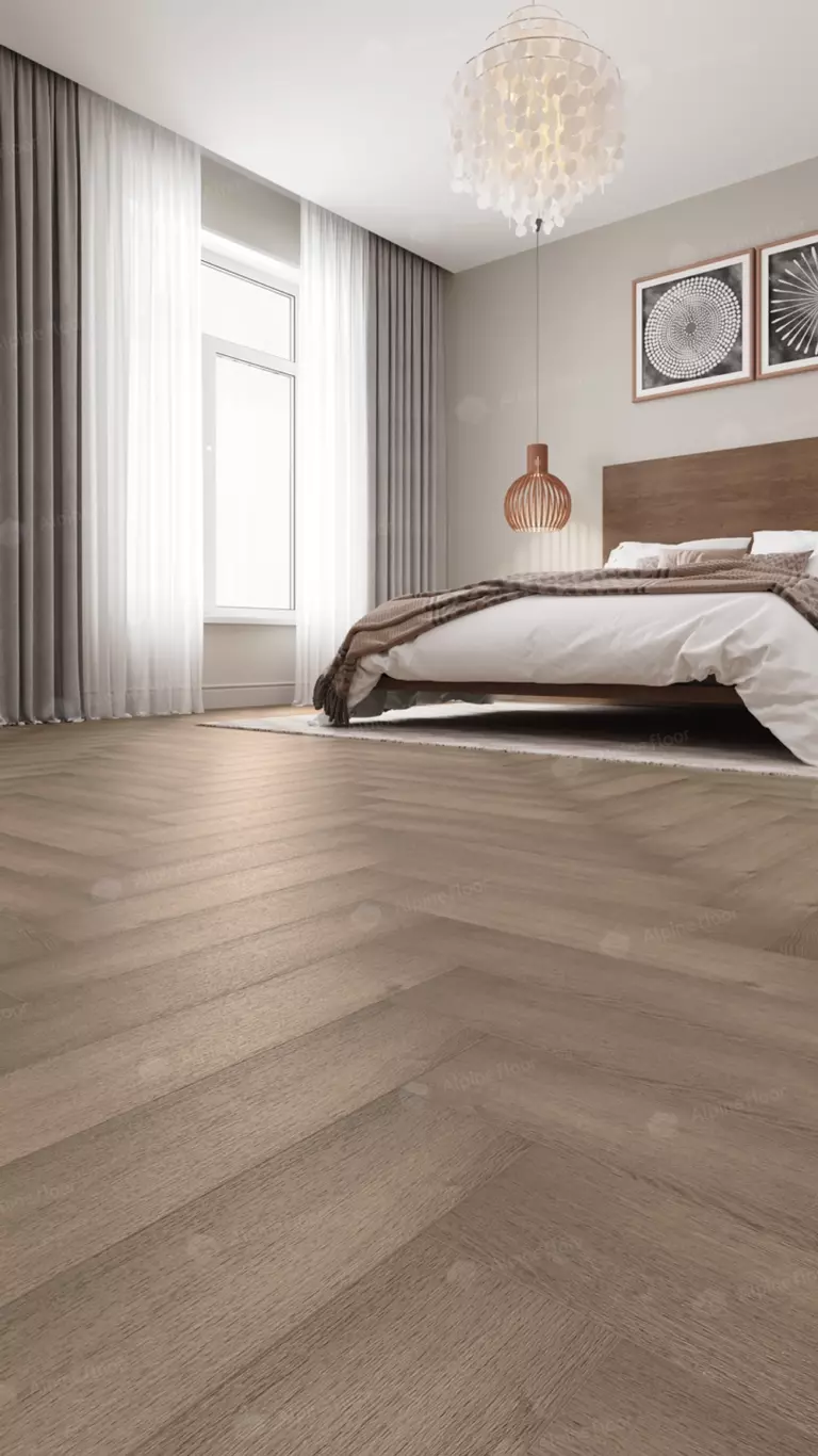 Виниловый ламинат Alphin Floor Parquet Premium Дуб Насыщенный 8 мм (упак = 0,75 м2) — изображение 3