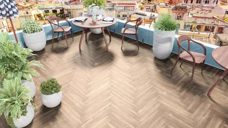 Виниловый ламинат Alphin Floor Parquet Premium Макадамия 8 мм (упак = 0,75 м2) — изображение 2