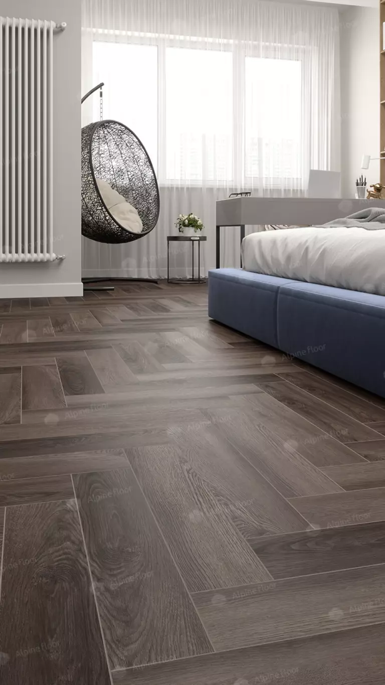 Виниловый ламинат Alphin Floor Parquet Premium Фафнир 8 мм (упак = 0,75 м2) — изображение 3