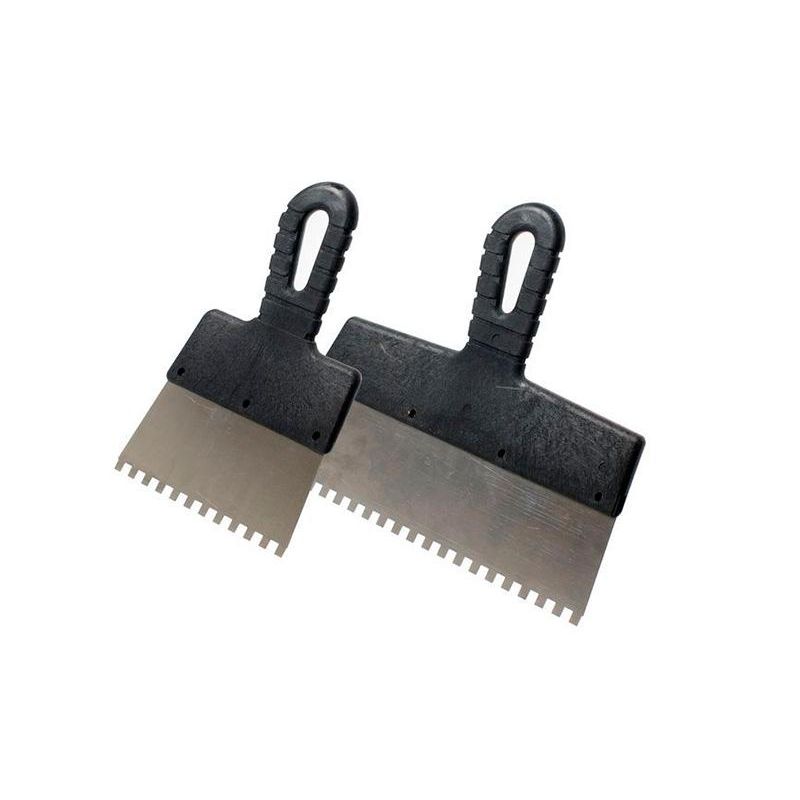 Шпатель фасадный L=200мм (зуб 6 мм) нерж.сталь,пл.р (12-7-200)