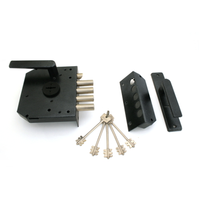 Герион "Эталон НР" ЗЩ Левый для внутр.дв. с/ручкой 5кл Замок накладной тяж. (5,3)