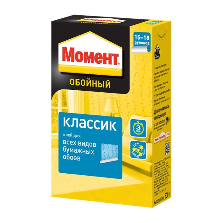 Клей для обоев Момент Классик (500 г) — изображение 2
