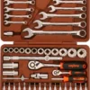 Набор инструмента универсальный 1/4", 1/2"DR с головками торцевыми 12-гранными, 82 предмета OMT82S12 062-55377