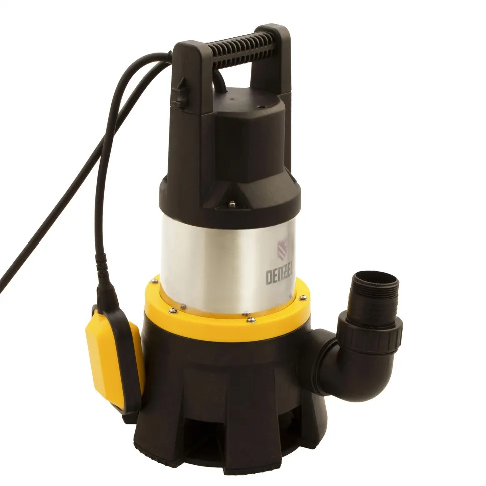 Дренажный насос DP1400X, 1400 Вт, подъем 11 м, 25000 л/ч Denzel — изображение 2