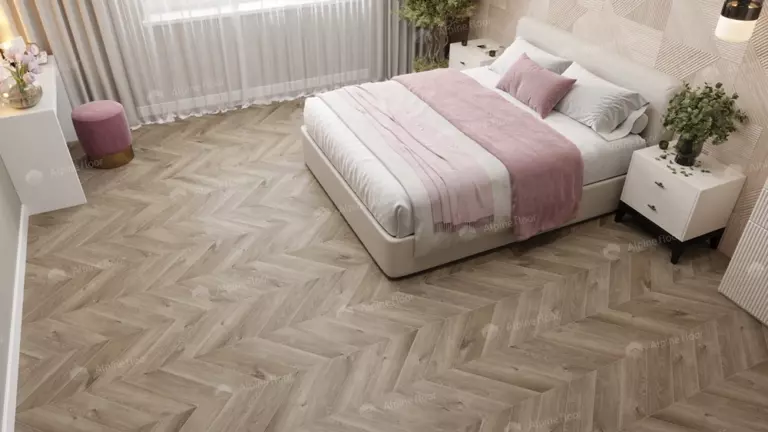 Виниловый ламинат Alphin Floor Chevron Дуб Натуральный Отбеленный 2,5 мм (упак = 1,97358 м2) — изображение 2