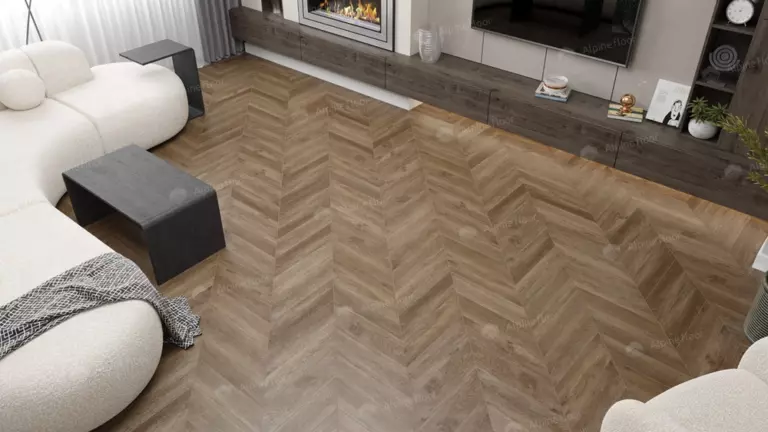 Виниловый ламинат Alphin Floor Chevron Макадамия 2,5 мм (упак = 1,97358 м2) — изображение 2