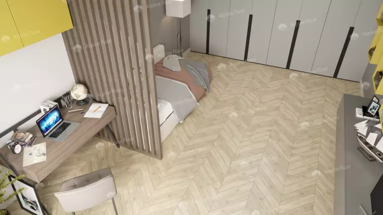Виниловый ламинат Alphin Floor Chevron Сонома 2,5 мм (упак = 1,97358 м2) — изображение 2