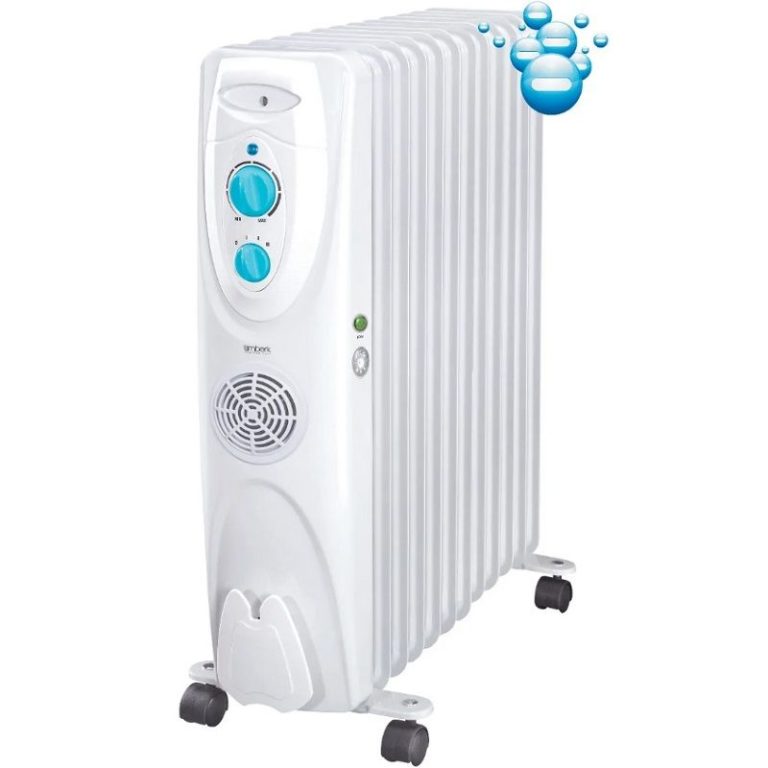 Радиатор масляный Timberk TOR 31.3012 EH I 3,0 кВт (12 сек.вент.ION)
